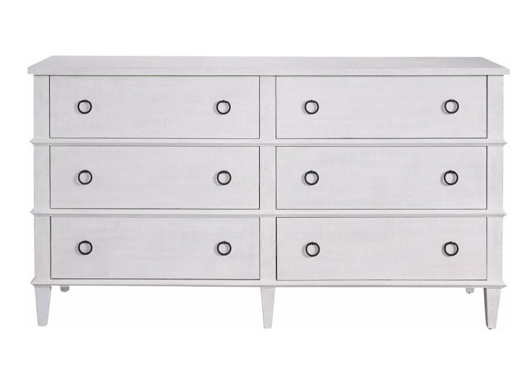 PB-01-U011A040 6 Drawer Dresser Modern Farmhouse