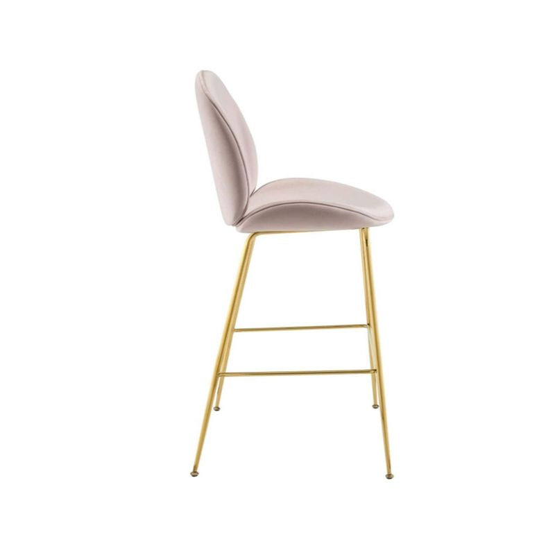 PB-28LOT Velvet Counterstool-Slim Seat - Gold