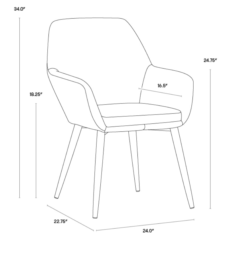 PB-06JAY Armchair- Black