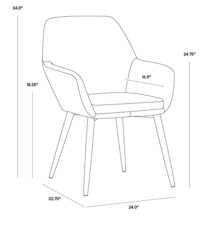 PB-06JAY Armchair- Black