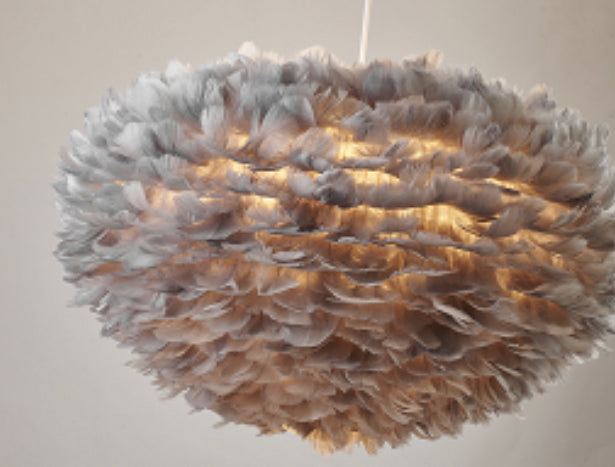 Goose Feathers Ball Chandelier- DLS20C25W-25.59