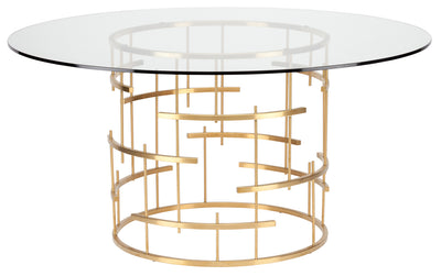 Nuevo Canada - HGSX216 - Dining Table - Round Tiffany - Gold