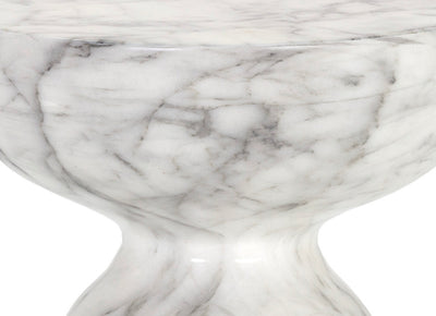 PB-06GOY End Table- Marble Look