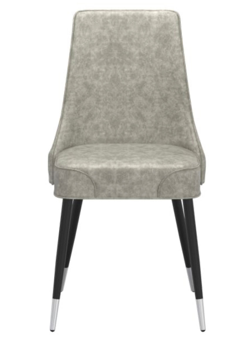 PB-07SIL Dining Chair-Light Grey