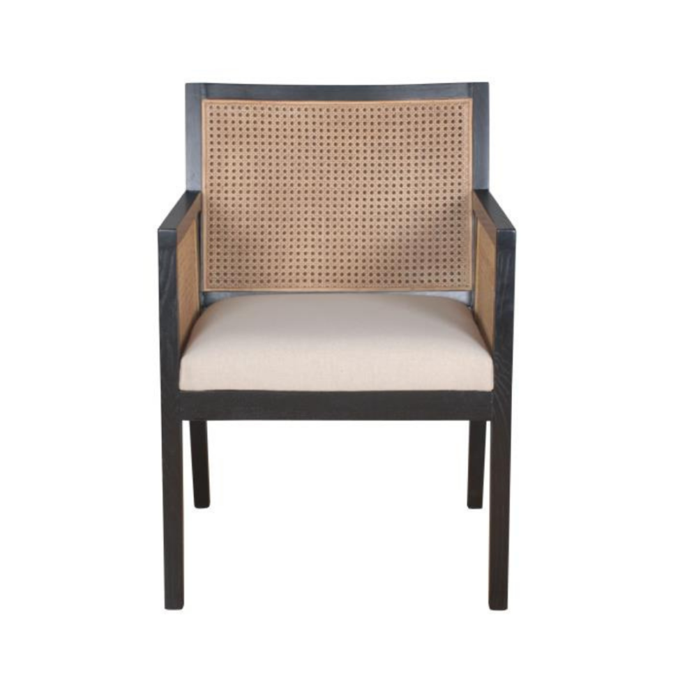 PB-28ANT Cane Dining Chair-Arm Chair