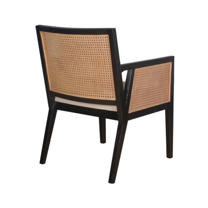 PB-28ANT Cane Dining Chair-Arm Chair