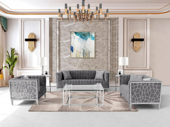 Luxury velvet sofa design