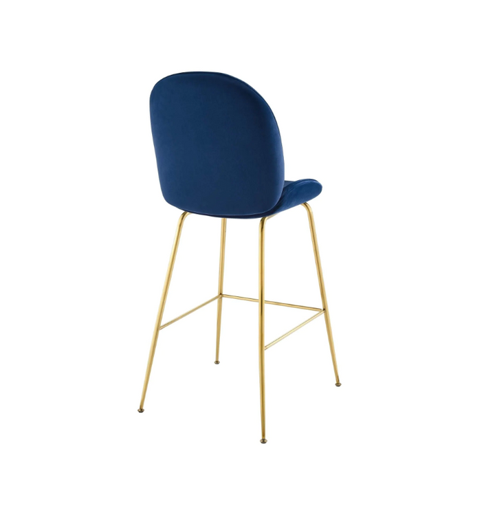 PB-28LOT Velvet Counterstool-Slim Seat - Gold