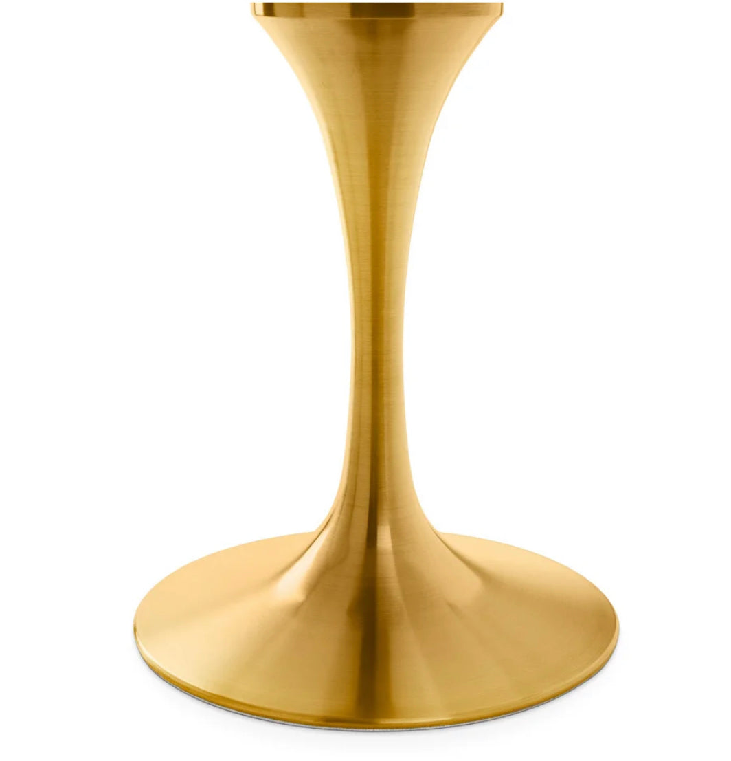 PB-11KYR Round Dining Table-Marble- GOLD