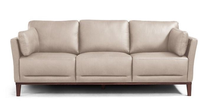 medici leather sofa