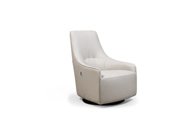 Caroline Leather Swivel Chair