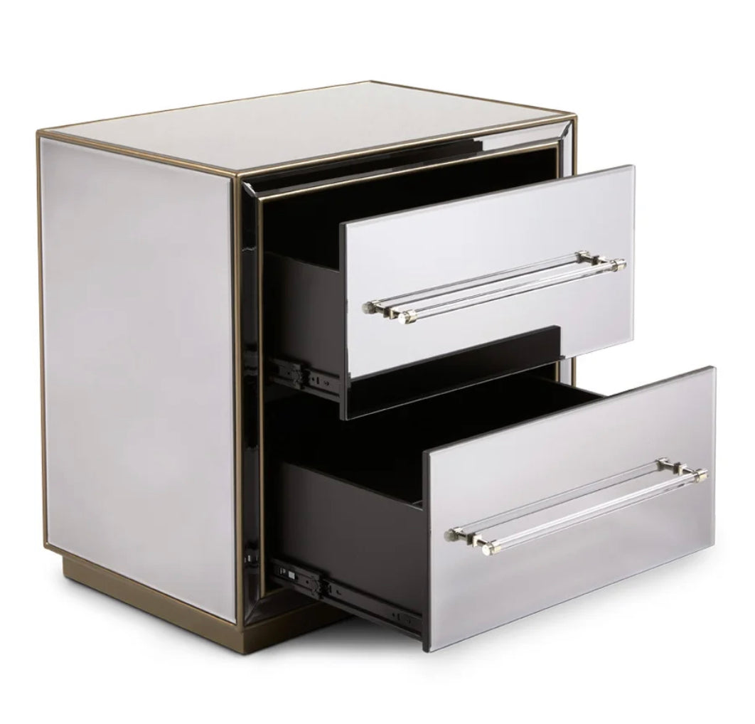 PB-11-103066 Mirrored Nightstand