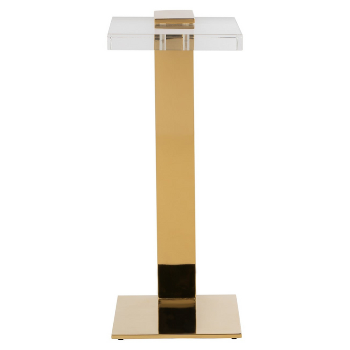 PB-28GER Acrylic Gold Tea Table