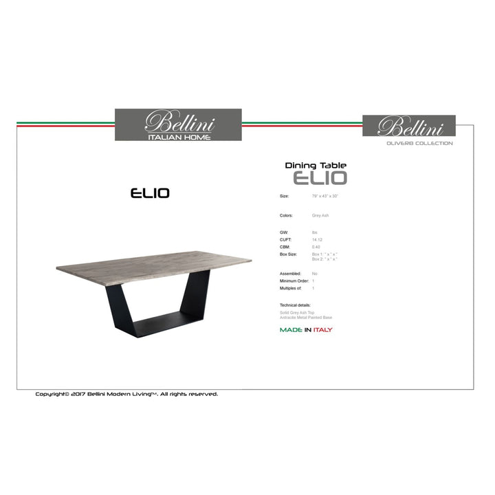 PB-26ELI Rectangular Dining Table