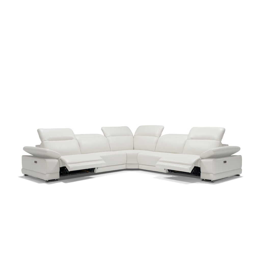 PB-26 Escape Italian Leather Sectional- 3 Power Recliners