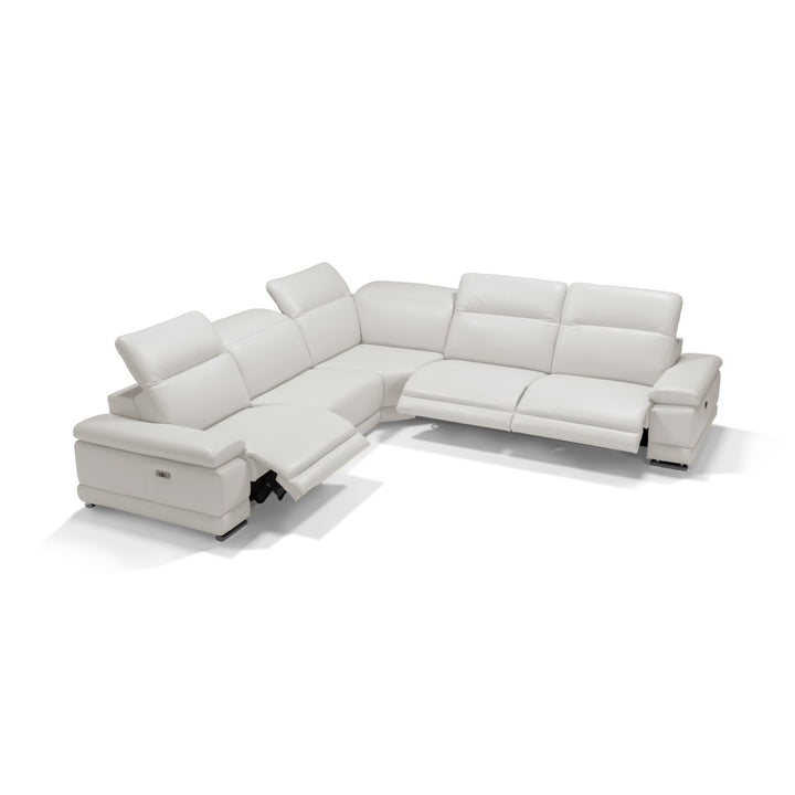 PB-26 Escape Italian Leather Sectional- 3 Power Recliners