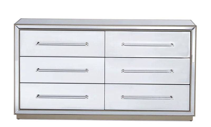 PB-11-103098 Mirrored 6 Drawer Dresser