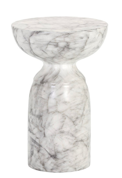 PB-06GOY End Table- Marble Look