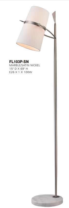 FL103P-SN Floor Lamp