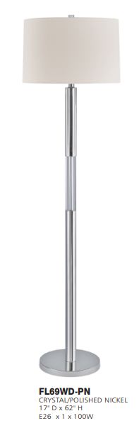 FL69WD-PN Floor Lamp