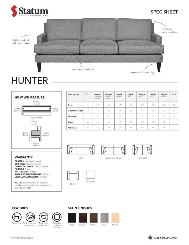 Hunter Sofa-Palma-Brava