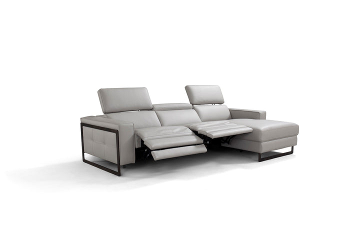 PB-24-i829 Italian Leather  2 POWER Recliners and Chaise