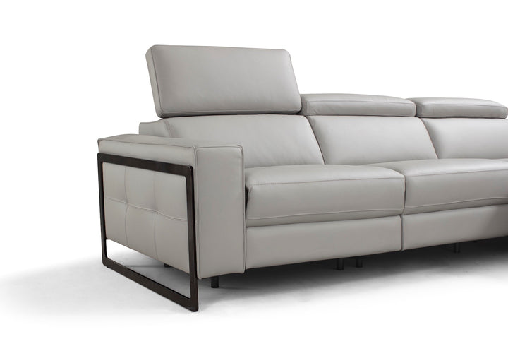 PB-24-i829 Italian Leather  2 POWER Recliners and Chaise