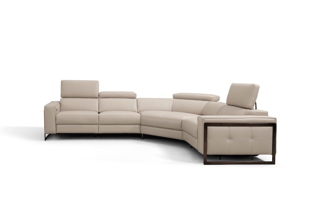 PB-24-i829 Italian Leather  2 POWER Recliners and Chaise