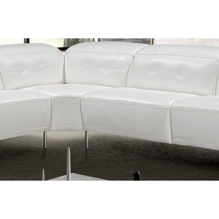 PB-26 Nicole Leather Sectional - 3 Power Recliners