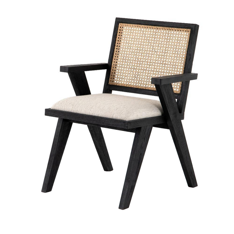 PB-28RHO Cane Arm Chair