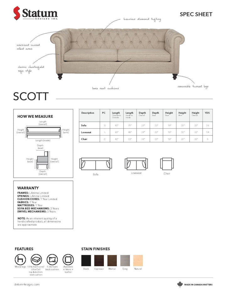 Scott Sofa-Palma-Brava