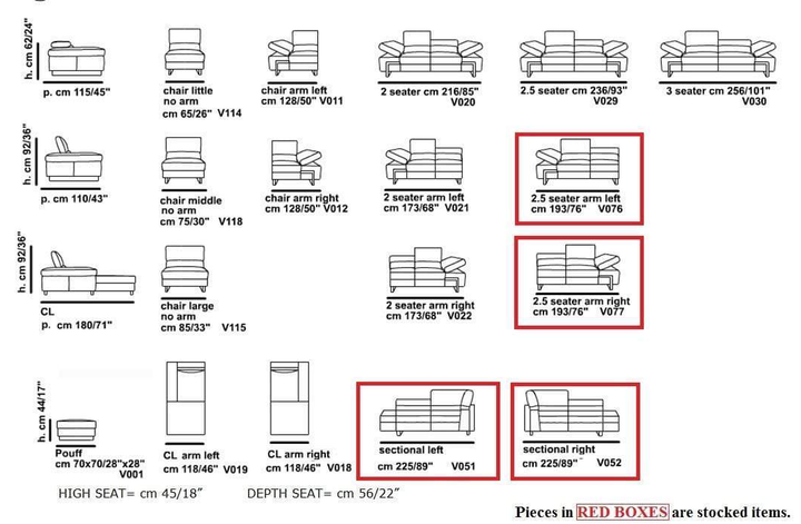 PB-24-I716 Leather Sectional-Palma-Brava