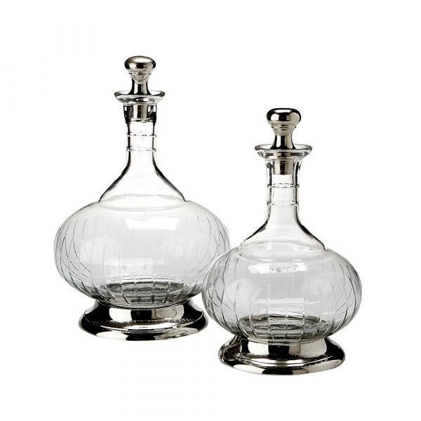 Set of 2 Decanters-Palma-Brava