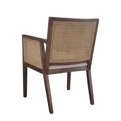 PB-28ANT Cane Dining Chair-Arm Chair