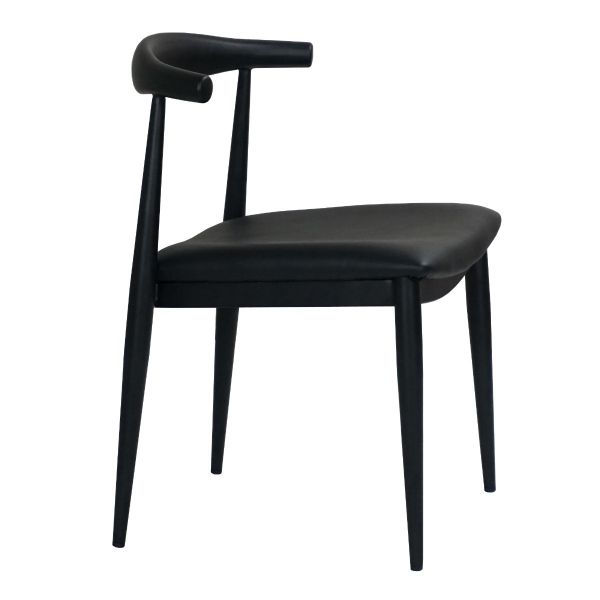 PB-20ELB Stackable Dining Chair (Metal) Black Frame