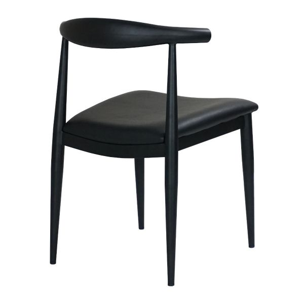 PB-20ELB Stackable Dining Chair (Metal) Black Frame