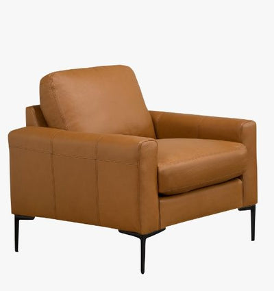 Condo Leather Sofa- Condo Size