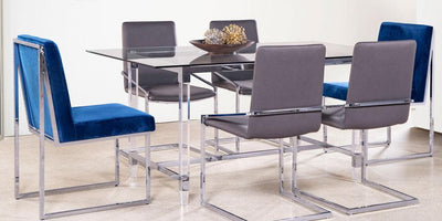PB-10-3656-64 Rectangular Dining Table w/ Acrylic Legs - Palma-Brava