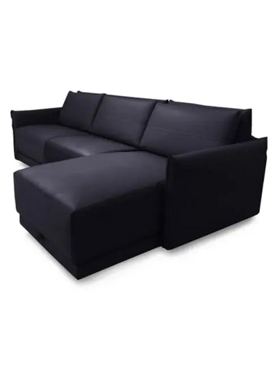 PB-09LUC Leather Sectional with Sofa Bed and Storage-Palma-Brava