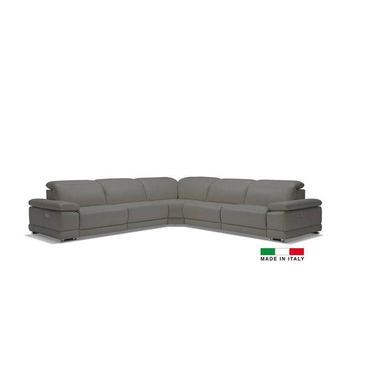 PB-26 Escape Italian Leather Sectional- 3 Power Recliners