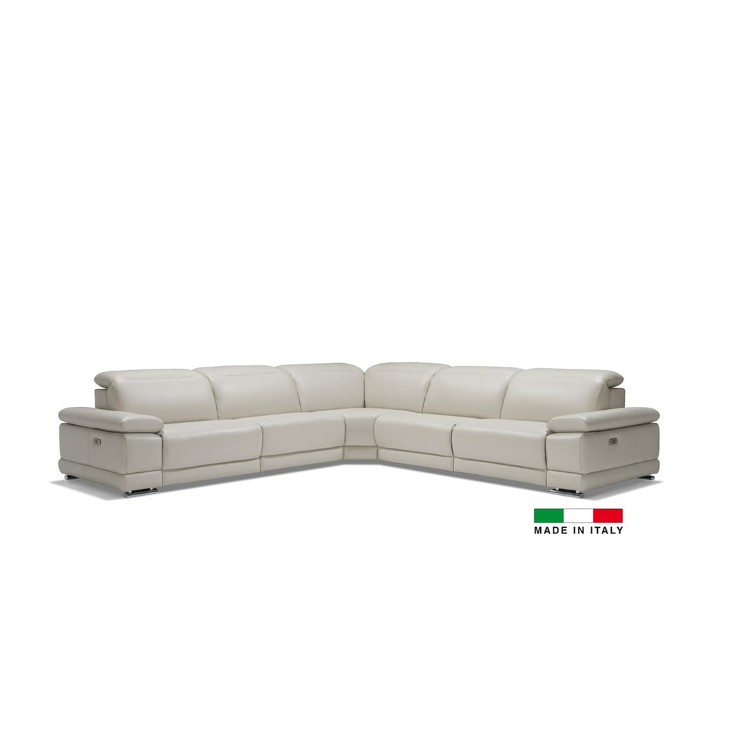 PB-26 Escape Italian Leather Sectional- 3 Power Recliners