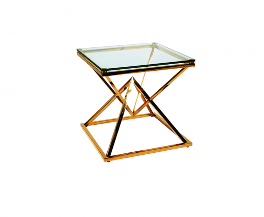 PB-22NAR End Table- Gold-Palma-Brava