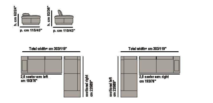 PB-24-I716 Leather Sectional-Palma-Brava