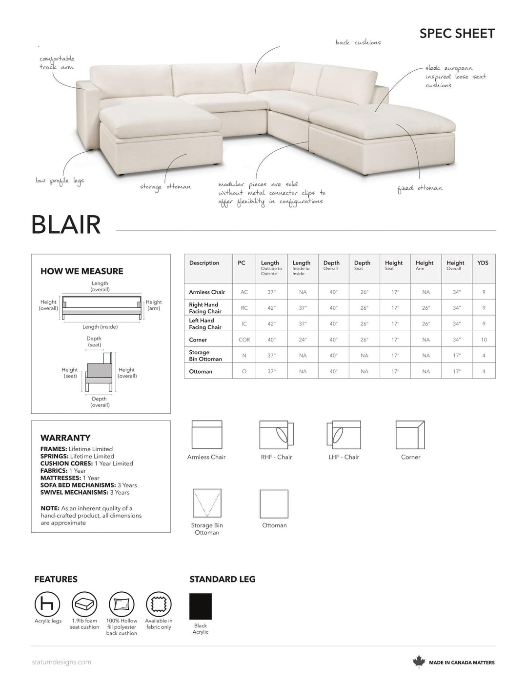 Blair Sectional-Palma-Brava