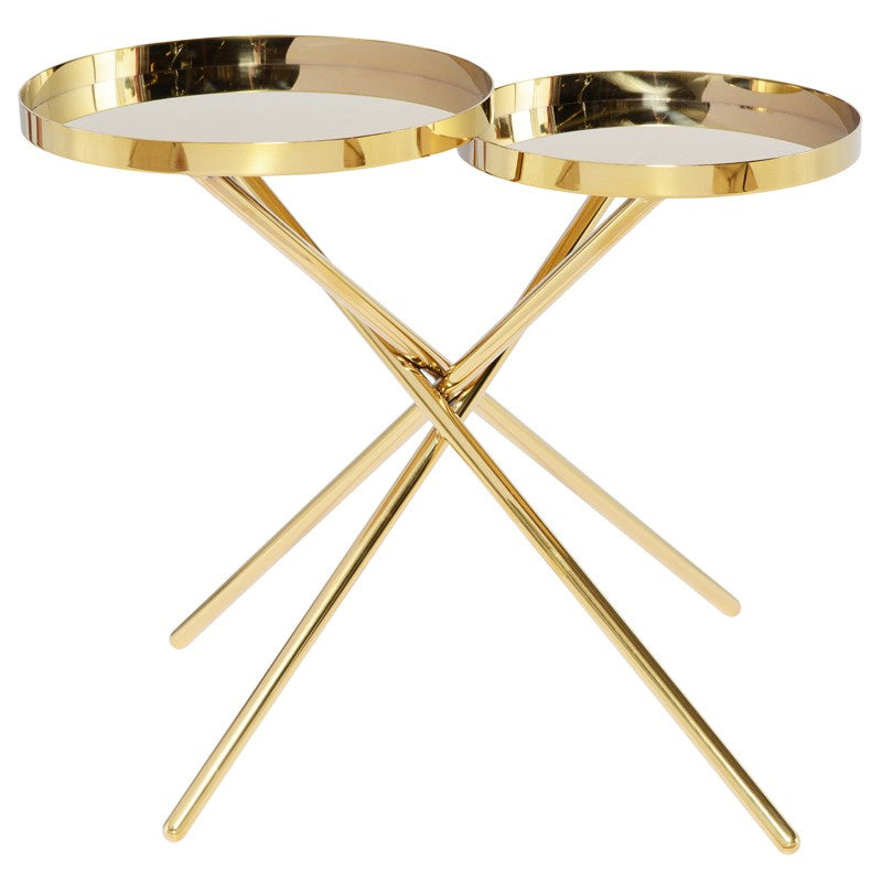 Nuevo HGSX399 Olivia Side Table -Gold