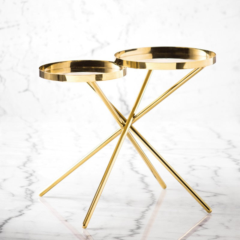 Nuevo HGSX399 Olivia Side Table -Gold