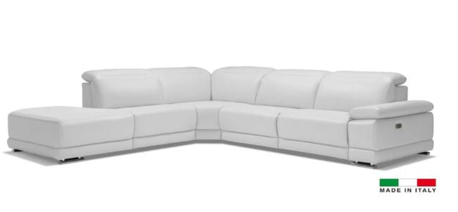 PB-26 Escape Italian Leather Sectional - 1 Power Recliner