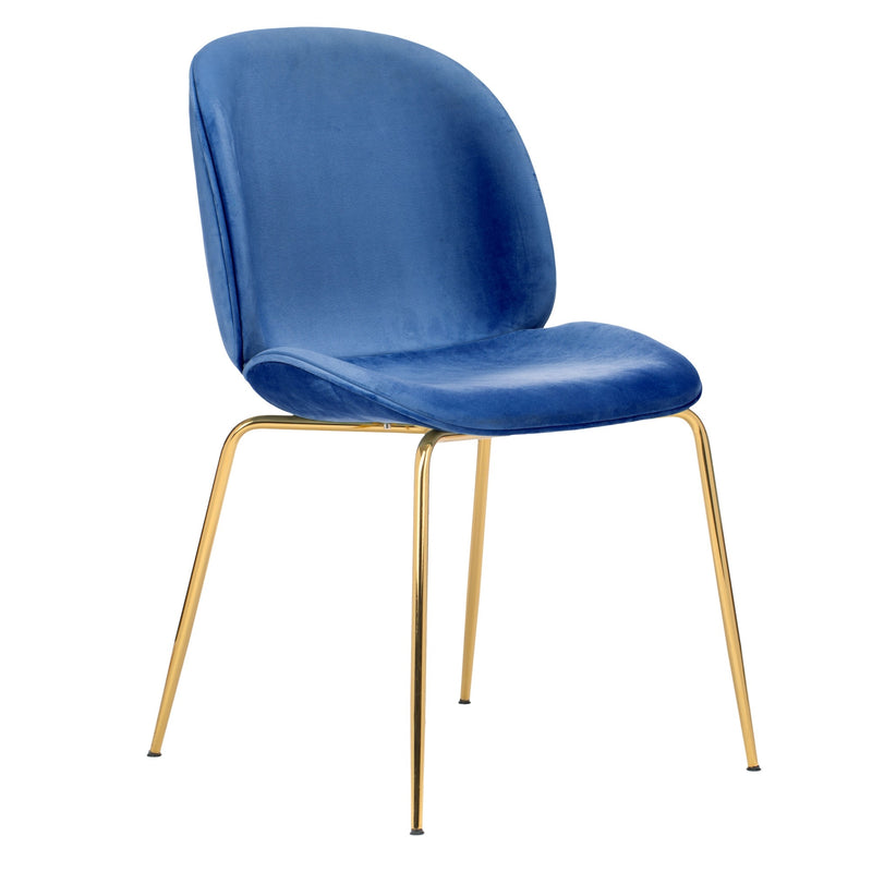 PB-28LOT Velvet Dining Chair - Gold Leg