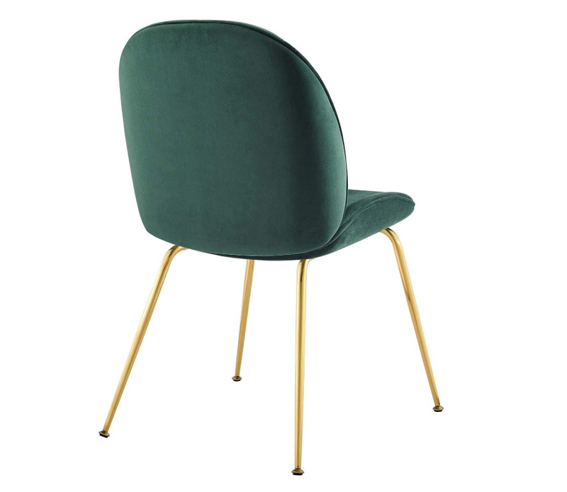 PB-28LOT Velvet Dining Chair - Gold Leg