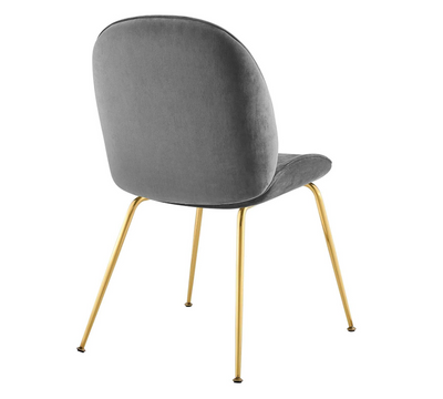PB-28LOT Velvet Dining Chair - Gold Leg